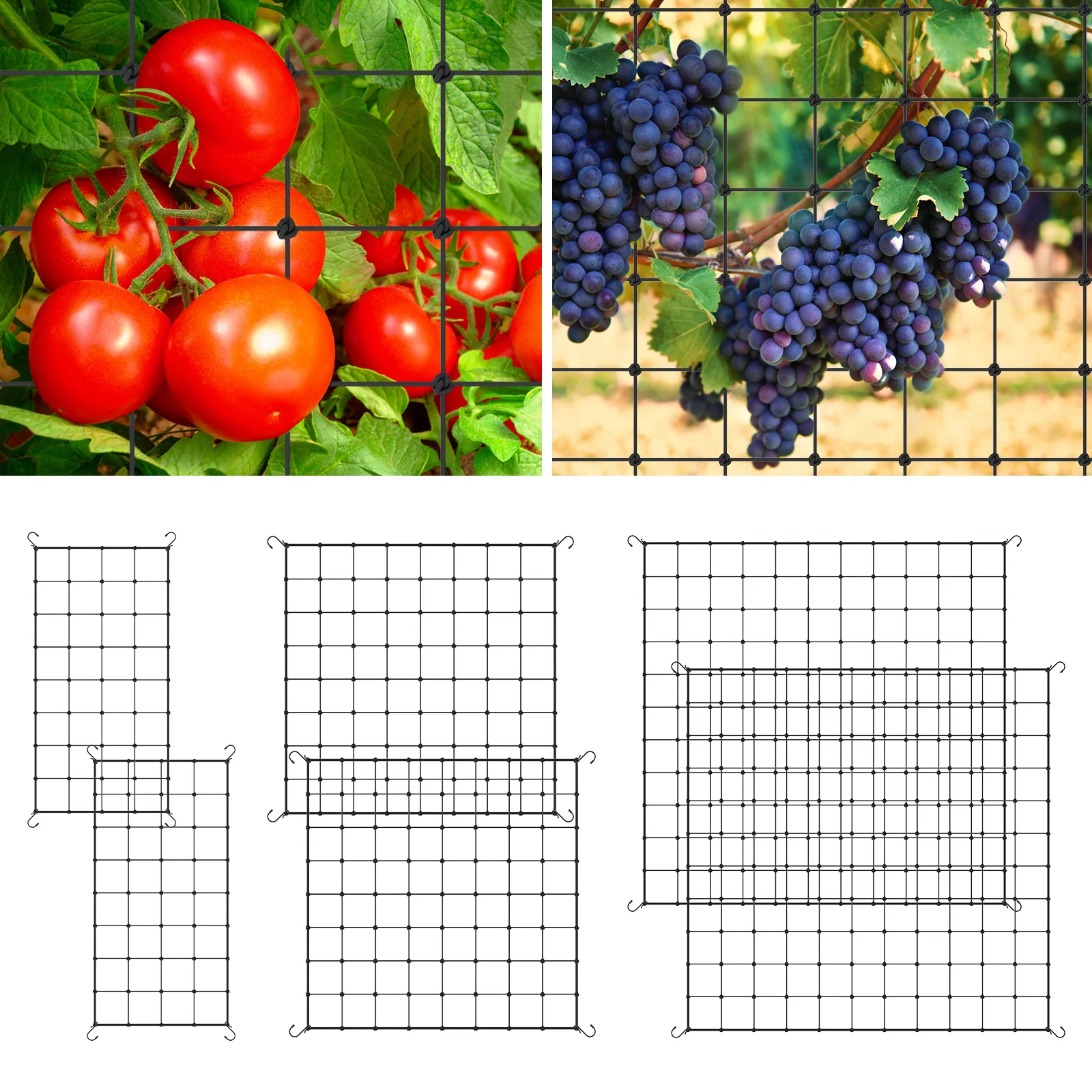 Plant Support Trellis Netting Climbing - 2 Pcs Plant Grow Tent Trellis